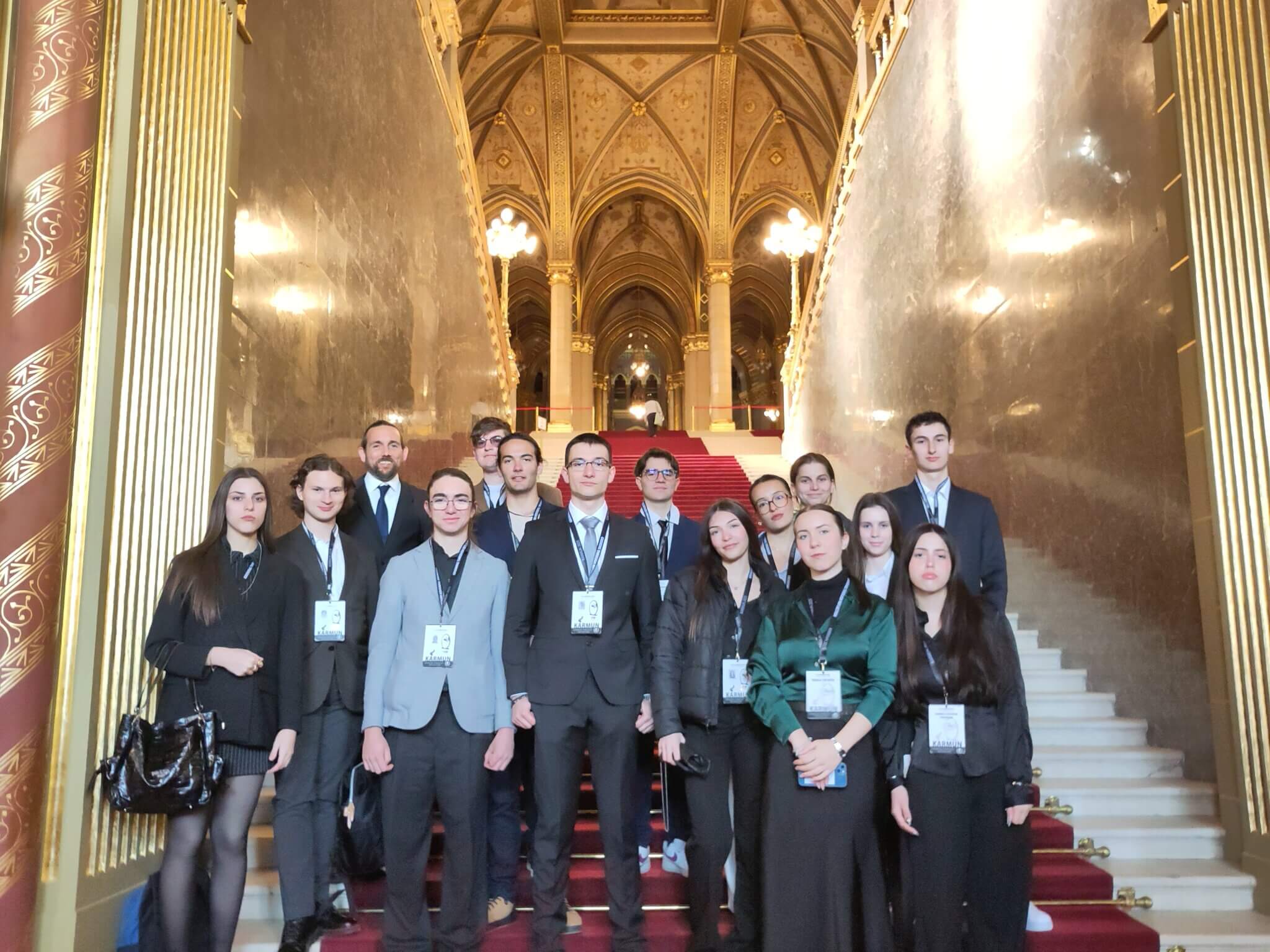 Delegation in Budapest